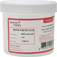 Weldcote Metals White Paste Brazing Flux, 6 Pack-Size: 1 lb.