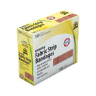 Wasip Fabric Strip Bandage - 100 Pack-Non-stick pad
