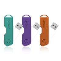 Lexar JumpDrive TwistTurn2 32 GB USB 2.0 Flash Drive - 3 Pack-32GB Storage Capacity