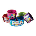 Teacher Created Resources Happy Birthday Balloons Slap Bracelets, 60 Pack-Slap bracelets fit most wrist sizes.