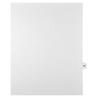 Mark Maker Legal Tabs - Letter Size - White - 1/15th cut - 25 tabs per package - 5 packages Pack - Number 191-White Single Tabs