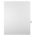 Mark Maker Legal Tabs - Letter Size - White - 1/25th cut - 25 tabs per package - 5 packages Pack - Number 41-White Single Tabs