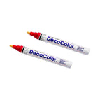 Marvy Uchida Broad-Line Opaque Paint Markers - Red - 2 Pack-Marker Tip: Broad Point