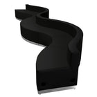 Flash Furniture HERCULES Alon Series Black LeatherSoft Reception Configuration, 8 Pieces-Add on pieces as your business grows