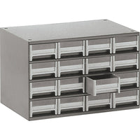Modular Parts Cabinets, Cabinet, Drawer Dimension W" X D" X H", 4 X 10 9/16 X 2 1/8-No. of Drawers - 16