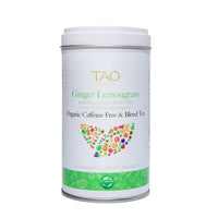 Tao Tea Leaf Organic Ginger Lemongrass Herbal Tea - Loose Leaf - 55g-Spicy ginger, soothing licorice and zesty lemongrass are blended to compose one of our tastiest and most innovative caffeine-free infusions