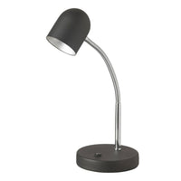 Dainolite 5W LED Table Lamp, Satin Black Finish (134LEDT-BK)-Table/Desk Lamp