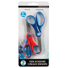 Merangue 5" Kids Comfort Grip Scissors - Assorted - 24 Pack-Soft and curved rubberized grip for maximum comfort and precision