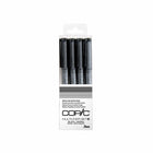 Copic Broad Nib Multiliner Inking Pens - Set B - 4 Pack-Color Consistency and Quality