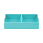 Poppin Softie This + That Tray - Aqua-Dual compartments ensure things are kept separate