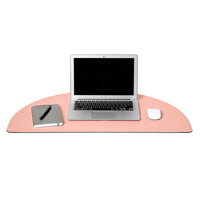 Poppin Portable Desk Pad - Blush-Features an antimicrobial coating that can kill 99% of bacteria within 24 hours