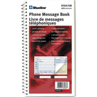 Blueline Telephone Message Book, 5-11/16" x 11", 400 Messages, Bilingual-Never lose an important message again