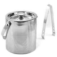 Tannex City Double Wall Ice Bucket, 6"-Double wall stainless steel construction