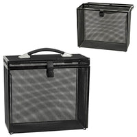 Merangue Portable Mesh File Box-Portable file box conveniently holds hanging file folders.