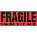 SCN Industrial Fragile Handle With Care Special Handling Labels - 3 Pack-Colour: Black on Red