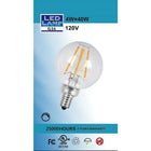 Northern Stars 84491 LED G16 4W Coolwhite, 4000K Filament, 2 Pack-4W, 120V