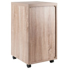 Winsome 18556 Kenner Mobile Storage Cabinet, 5 Drawers, Reclaimed Wood/White Finish-Inside drawer dimensions (5x): 12.4"W x 13.7"D x 2.6"H