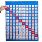 Learning Advantage 1-120 Pocket Chart, 27" x 31.89"-Chart is washable and made of nylon.