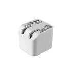 Basic Tech Dual USB Wall Charger White-Short circuit protection
