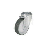 Blickle Polyurethane Caster, Wheel Diameter: 5", Caster Type: Swivel (LKR-POTH 125R)-Wheel Diameter: 5"