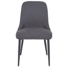 My Home My Living Polyester Side Chair - Dark Grey - 2 Pack-Comfortable polyurethane foam seat and back