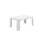 Monarch Specialties 1056 Dining Table - 36"X 60"/White-Modern white hollow core finish