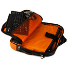 Vangoddy 12" Laptop Messenger Bag - Orange-Lightly nylon laptop bag designed to protect your tech from bumps and scratches.