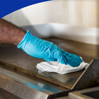 WypAll Critical Clean Foodservice Cloths with Anti-Microbial Treatment -12” x 23.4” - White -150 Sheets/Box-Durable, absorbent cloths that stay strong for cleaning and sanitizing