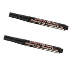Marvy Uchida Fine-Point Liquid Chalk Markers - Erasable - Dustless - Black - 2 Pack-Colour: Black
