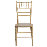 Flash Furniture HERCULES Series Gold Wood Chiavari Chair-Chiavari Seating