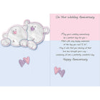 Rosedale 5-1/2" x 8" Cute Anniversary Greeting Cards And Envelopes, 12 Pack (15025)-Card shop quality greeting cards