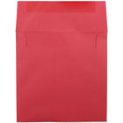JAM Paper 8.5 x 8.5 Square Envelopes, Brite Hue Red Recycled, 250 Pack (2794374H)-Blank interior for personalized message