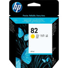 HP 82 Yellow Ink Cartridge (C4913A)-Get standard-yield capacity per ink cartridge while enjoying cost savings