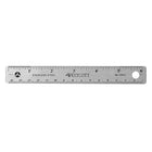 Westcott 6" Stainless Steel Ruler with Cork Base-Warp-free and bend-resistant
