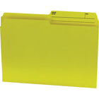 Hilroy Reversible File Folders - Letter Size - Yellow - 100 Pack-Letter sized file folder