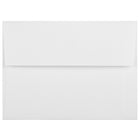 JAM Paper A6 Invitation Envelopes, 4.75 x 6.5, Strathmore Bright White Linen, 100 Pack (3137g)-Bright white