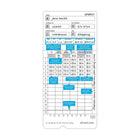 uPunch HNTC2100 Time Cards, 100 Pack-Double-sided Monthly Time Cards