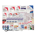 First Aid Central Ontario Section 8 Contractors Regulation First Aid Kit - 1-5 Persons - Metal Case-Packed in a durable wall mountable metal case with bilingual first kit logo