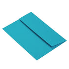 JAM Paper 4bar A1 Envelopes, 3.63 x 5 1/8, Brite Hue Blue Recycled, 100 Pack (15805g)-Closure: Gum
