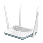 D-Link R18 AX1800 Dual Band Wi-Fi Smart Router - White-Supports WPA, WPA2, and the latest WPA3 Wi-fi Security