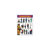 TREND enterprises, Inc. Community Helpers Learning Chart, 17" x 22"-Dimensions: 22" x 17"