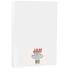 JAM Paper Strathmore Legal Cardstock, 8.5 x 14, 80lb Bright White Wove, 50/Pack (17428894)-Bright White Cardstock