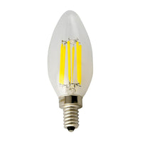 Northern Stars 84034 LED B10 5W 120V, Dimmable, Cool White, 2 Pack-LED B10 6W, Cool white