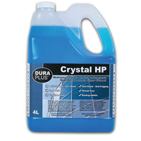 Dura Plus Crystal Hp Glass Cleaner 4L-HIGH PERFORMANCE GLASS CLEANER Concentrated quality alcohol base cleaner with anti-fog & anti-static agents