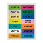 TRU RED Moving Labels - 14 Labels/Page - 10 Pages - English-14 labels per page (10 pages total)