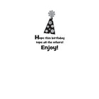 Millbrook Studios 5-3/8" x 7-3/4" Hats Off To You Greeting Cards and Envelopes, 18 Pack (06128)-Card shop quality greeting cards