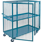 Kleton Wire Mesh Truck, 2-Shelf, 30" x 75", Steel (ML249)-No. of Shelves: 2