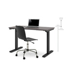 Bestar 24" x 48" Electric Height Adjustable Table, Slate, (65857-59)-The mechanism meets or exceeds ANSI/BIFMA performance standards.