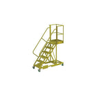 Tri-Arc Supported 60" Cantilever Rolling Ladder, Serrated, 72" x 72" (UCS500620242)-Frame Material: Steel