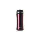 Timolino TeaGo Vacuum Mug, Red, 12 fl. Oz.-Vacuum insulation keeps drink hot, cold & fresh for hours. Simply drop tea leaves or fresh coffee grounds inside the cylinder & pour hot water on top; drink seeps within